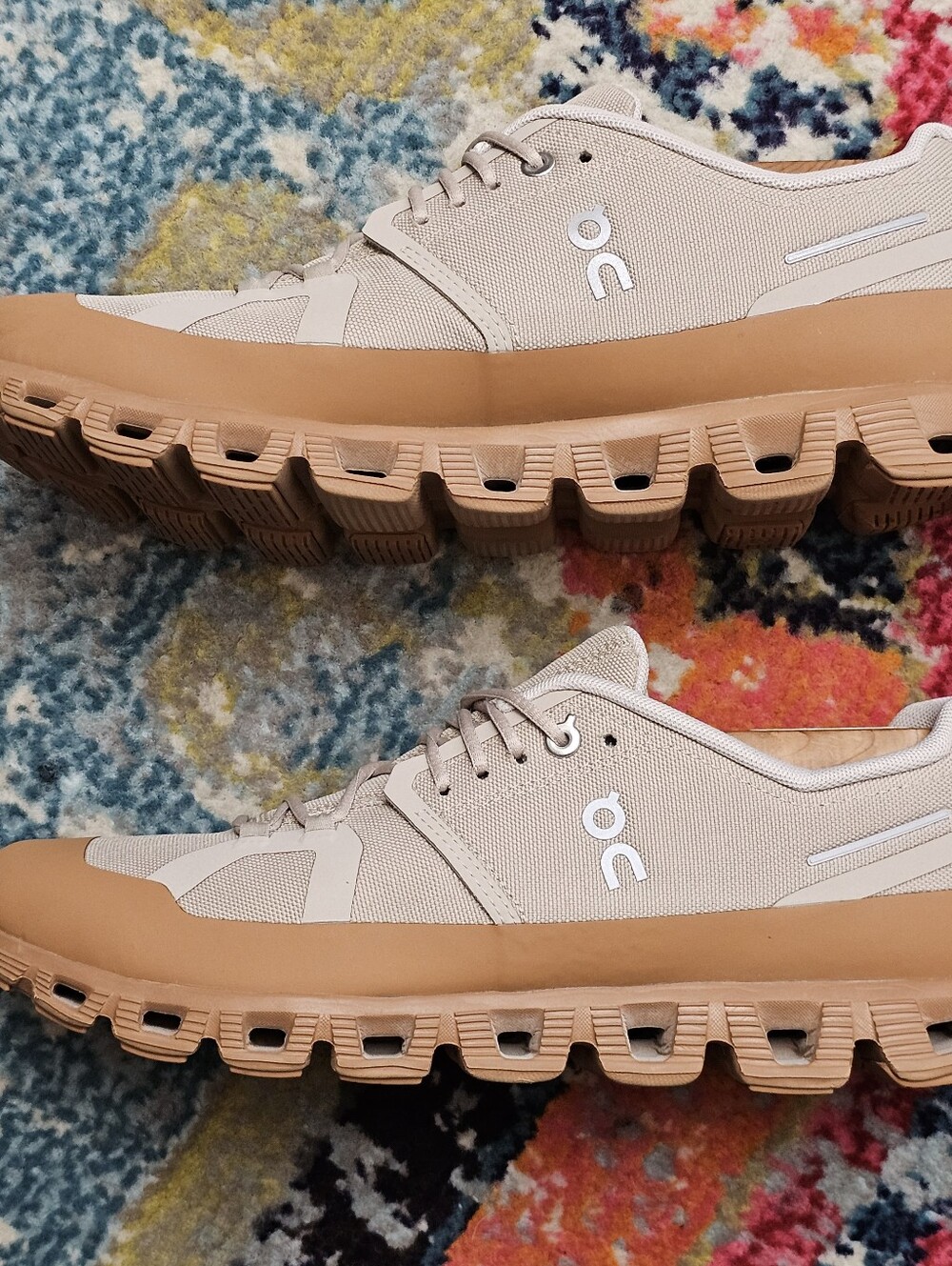 On Cloud 5 Ready Women’s Size 10 Top Lace-Up Sneakers Sand/Almond 89.98831 - Picture 9 of 15